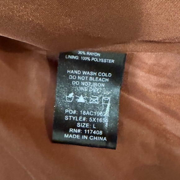 Faux Leather Shacket - Picture 4 of 7